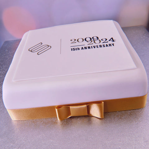 branded square celebration cake - uk delivery