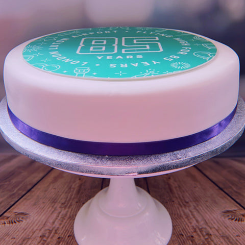 LOGO LARGE ROUND CAKE - SHOP PRINTCAKES.CO.UK
