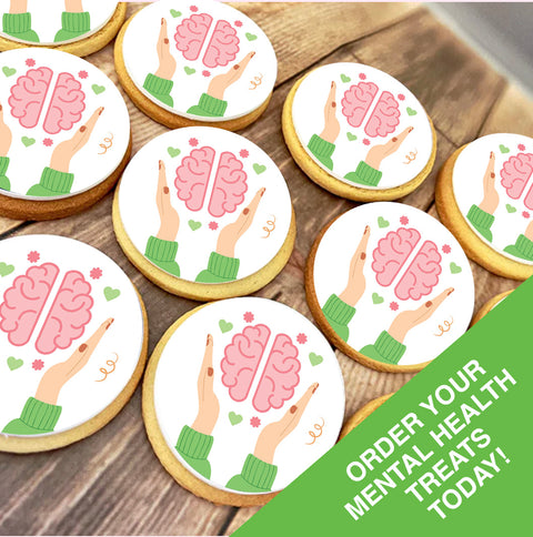 MENTAL HEALTH DESIGN BISCUITS FOR AWARENESS WEEK - ORDER TODAY