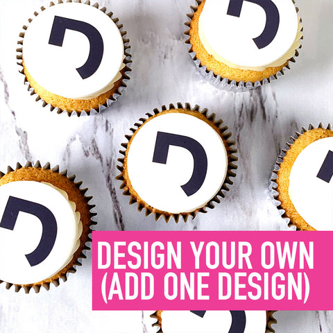 logo branded cupcakes uk delivery shop printcakes.co.uk