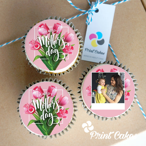 mothers day personalised cupcake gift box