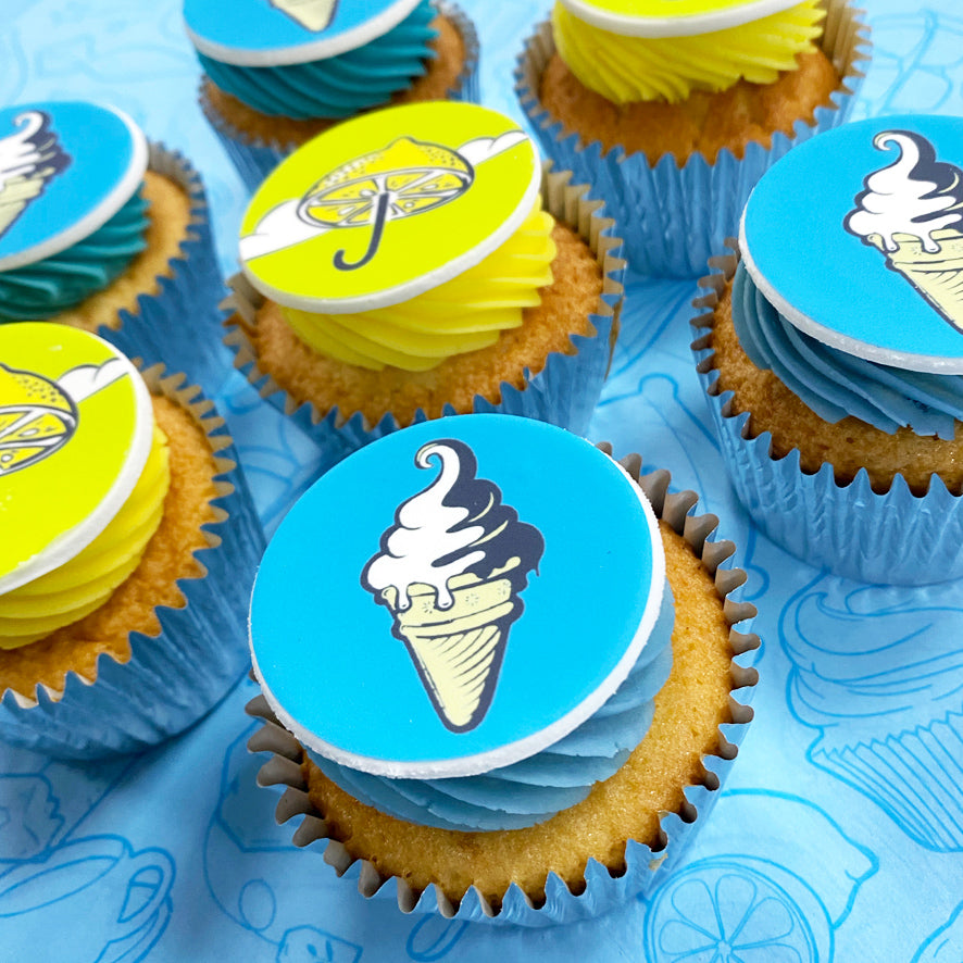 Bespoke Branded Cupcakes UK Delivery‎ Print Cakes