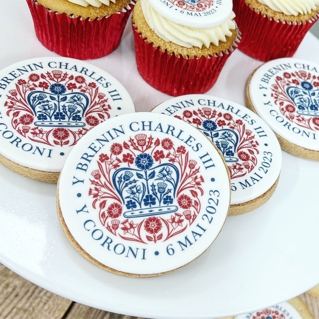 CORONATION ICED BISCUITS UK DELIVERY Print Cakes