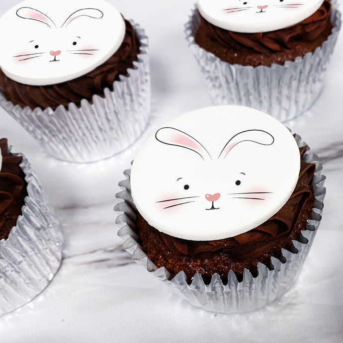 chocolate easter bunny cupcake gift uk