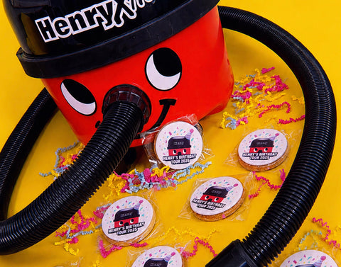 How We Made 1,000 Henry Hoover Birthday Biscuits for Henry’s 45th UK Tour 🎉