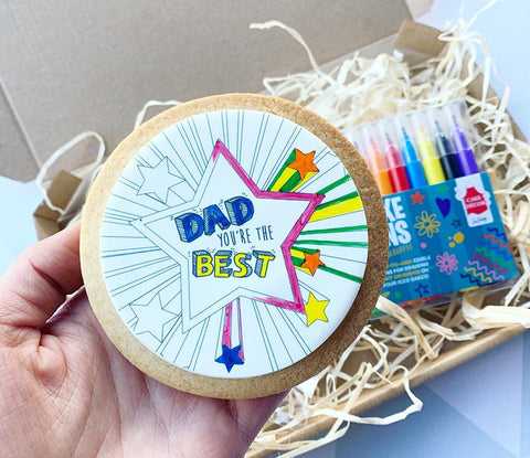 Father’s Day Colour Your Own Biscuit Kit – Fun & Edible Gift!
