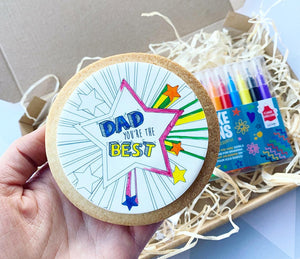 Father’s Day Colour Your Own Biscuit Kit – Fun & Edible Gift!