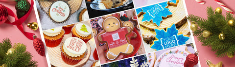 Branded Christmas Cupcakes & Biscuits 🎄🎅🏻