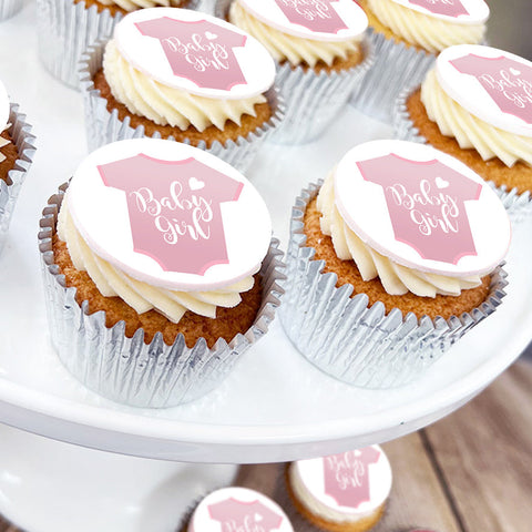 New baby cupcake gift boxes for baby showers, christenings, naming days and gifts for new parents