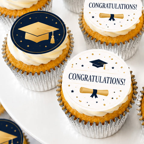 Graduation Cupcakes & Gift Boxes