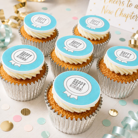 Happy Retirement Cupcakes