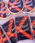 branded biscuits and chocolate bars for employee gifts