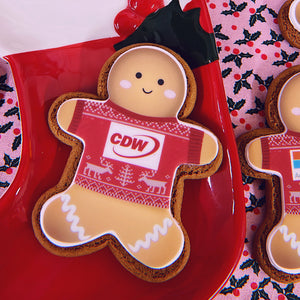 branded christmas jumper gingerbread biscuits