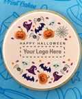 Halloween employee gift branded biscuit - uk delivery