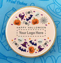 Halloween employee gift branded biscuit - uk delivery