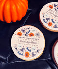 HALLOWEEN THEMED BISCUITS - PERSONALISE WITH YOUR COMPNAY LOGO