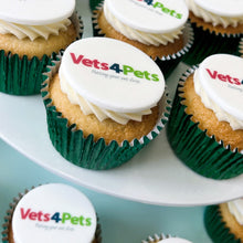 LOGO BRANDED CUPCAKES WITH UK DELIVERY