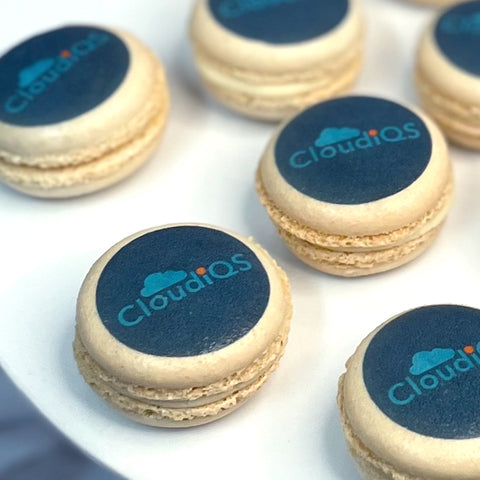 UK MACARONS PERSONALISED WITH LOGO OR IMAGE