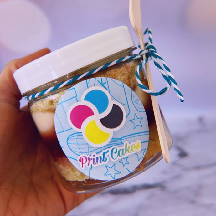 BRANDED LOGO CAKE JARS UK DELIVERY