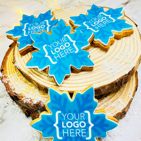 SNOWFLAKE BRANDED BISCUITS - SHOP PRINTCAKES.CO.UK