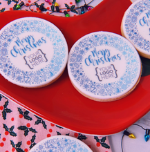 christmas biscuits for employees - add your logo