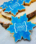 BRANDED SNOWFLAKE COOKIES - UK DELIVERY