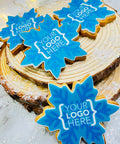 LOGO CHRISTMAS SNOWFLAKE BISCUITS