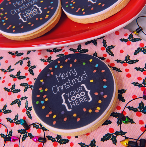 christmas logo biscuit shop online at print cakes