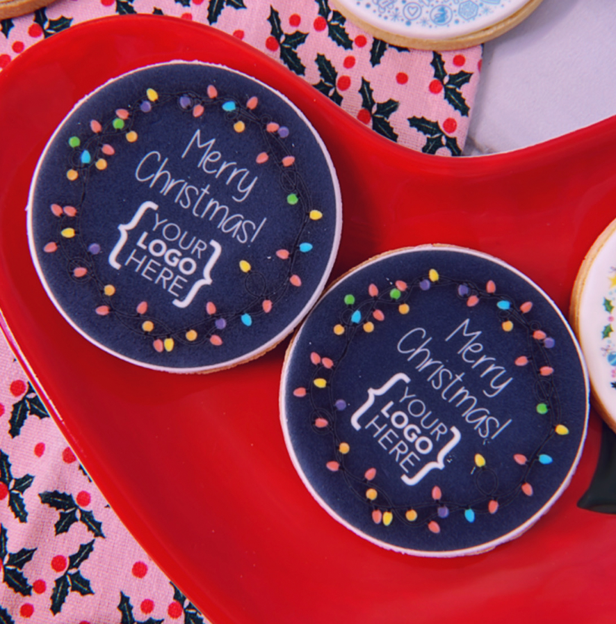 christmas branded biscuits with uk delivery