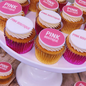 CORPORATE BRANDED CUPCAKES UK DELIVERY