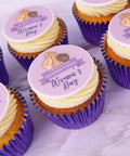 CUPCAKES FOR INTERNATIONAL WOMENS DAY UK DELIVERY with branded topper