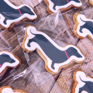 dog shaped biscuit for event