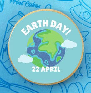 EARTH DAY THEMED BISCUITS UK DELIVERY