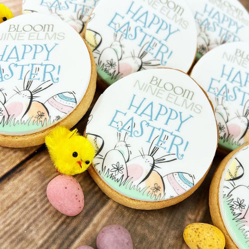 gluten free LOGO EASTER BISCUITS EMPLOYEE GIFT