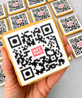 BISCUITS WITH EDIBLE ICED QR CODE PRINTED ONTO THE ICING FOR EVENTS AND WORKPLACES