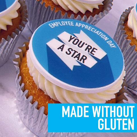 GLUTEN FREE EMPLOYEE APPRECIATION DAY CUPCAKES