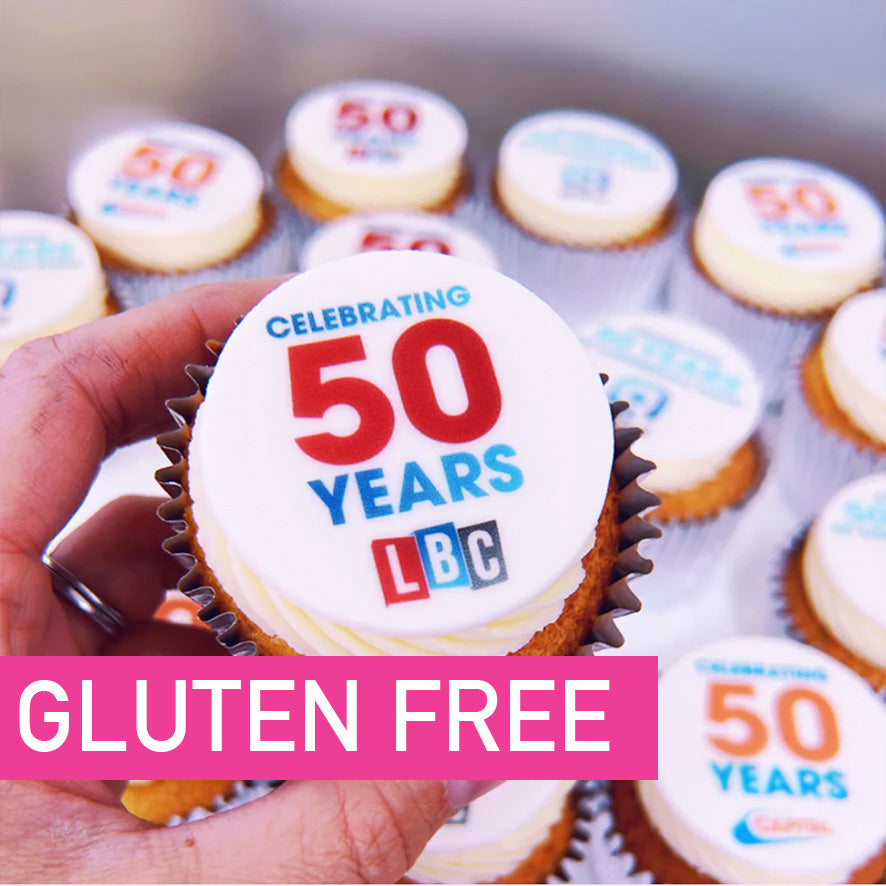 gluten free logo cupcakes