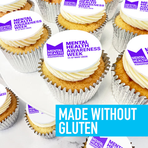 Made Without Gluten Mental Health Awareness Week Cupcakes | Awareness Week Design