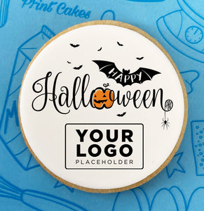 Halloween Branded Biscuit | Happy Halloween Design