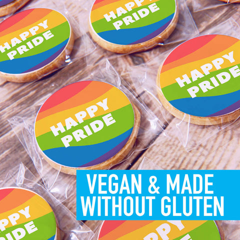 vegan pride month biscuits for office celebrations