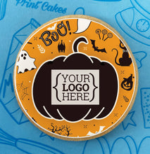 add your logo halloween biscuits