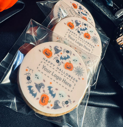 BRANDED HALLOWEEN BISCUITS, SHOP WWW.PRINTCAKES.CO.UK