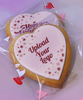 HEART SHAPED BRANDED BISCUIT FOR VALENTINES DAY
