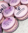 INTERNATIONAL WOMEN'S DAY THEMED PURPLE MACARONS FOR CORPORATE EVENTS