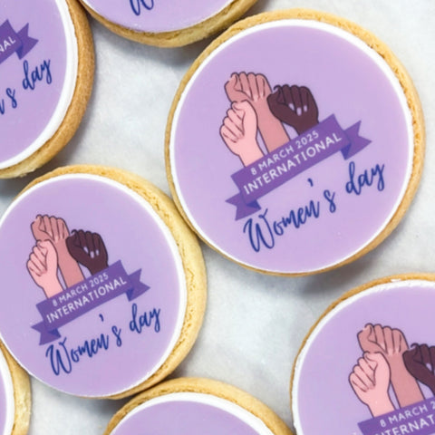 employee treats for international womens day biscuits