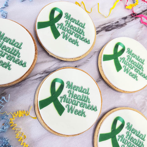 PRINTCAKES.CO.UK MENTAL HEALTH VEGAN AND GLUTEN FREE BISCUITS