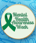 MENTAL HEALTH AWARENESS ROBBON BISCUITS - UK DELIVERY