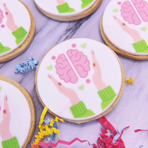VEGAN MENTAL HEALTH AWARENESS WEEK BRAIN BISCUITS