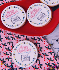 christmas logo biscuit treats - uk delivery