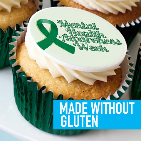 gluten free mental health awareness week cupcakes